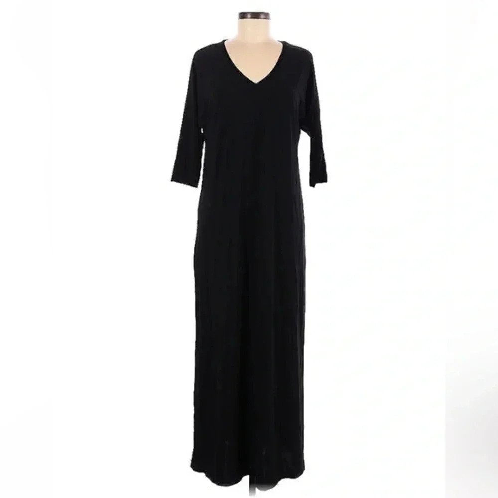 Vintage Barney’s New York Black Timeless Classic Chic Maxi Dress Size Small S